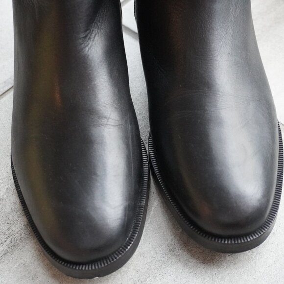 Tahari Black  Ankle Boots – Side Zip – Size 38 - Picture 11 of 14